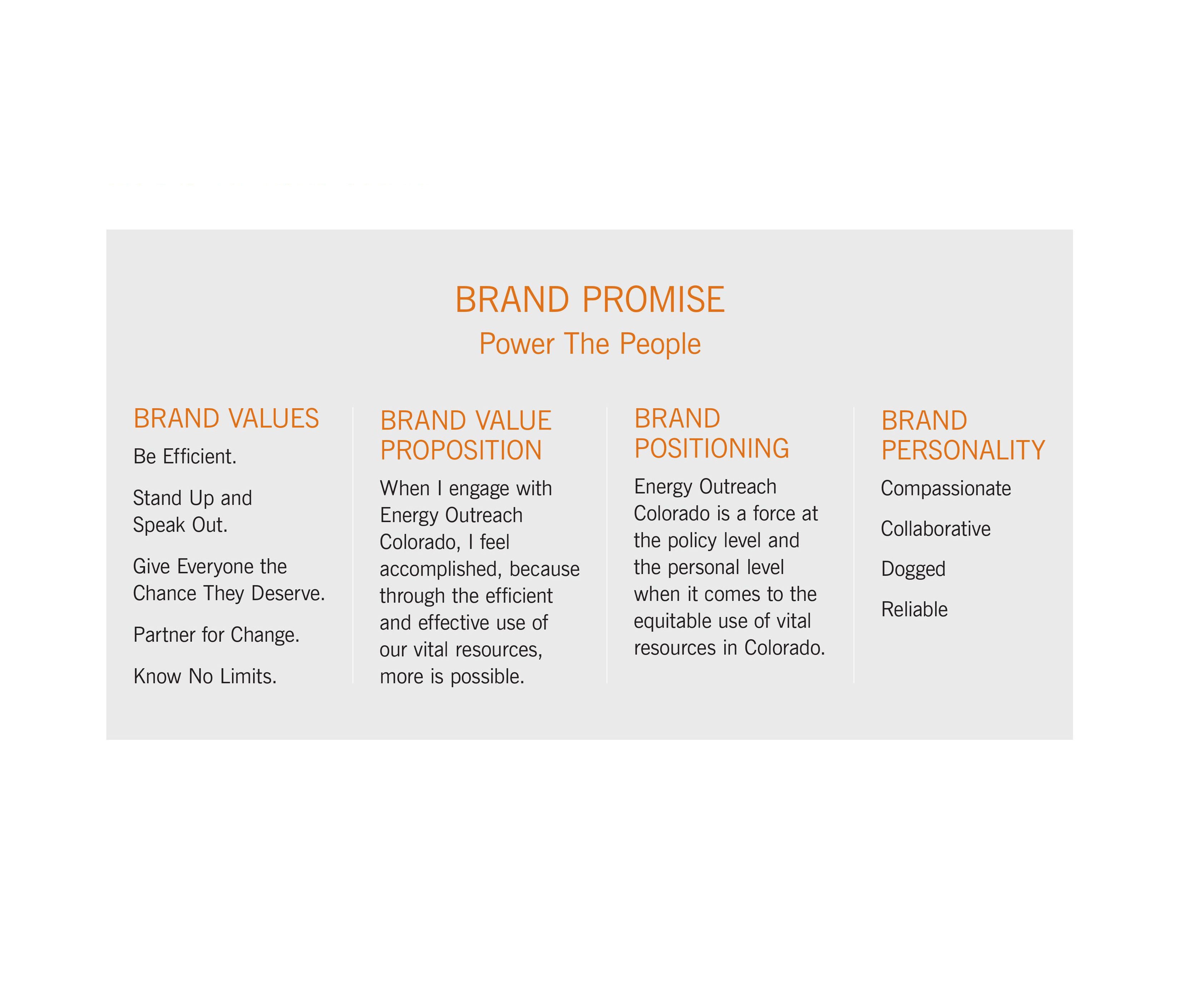 Brand qualities, personality, and other branding attributes